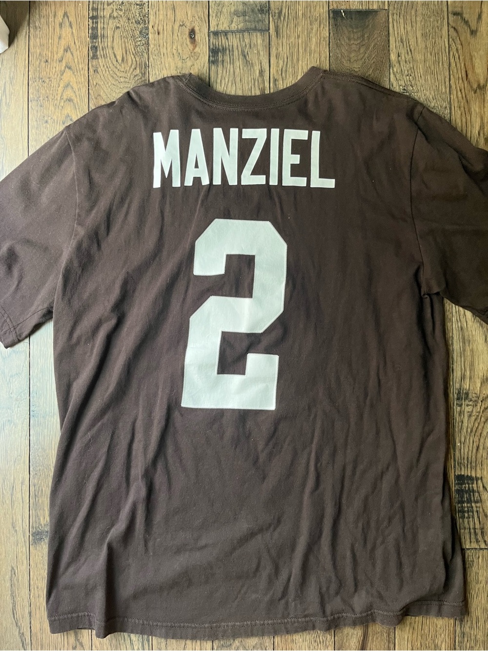 Cleveland 2 brown cotton shirt sleeve tee men’s XL